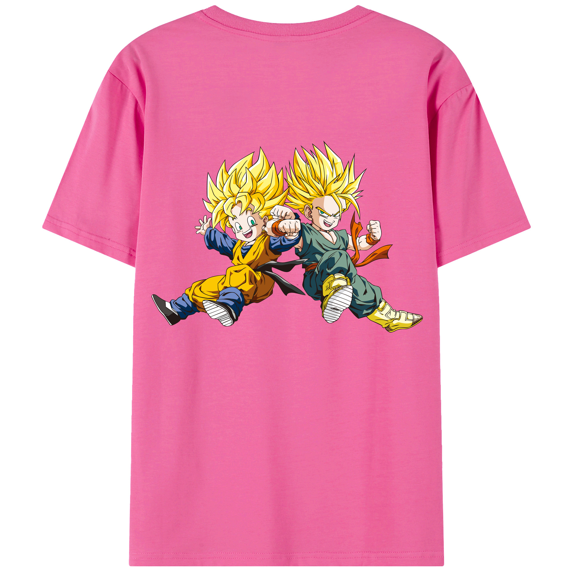 （画像用） ドラゴンボール 孫悟空（そん ごくう）Son Goku カカロット DRAGON BALL Kakarotto レディース半袖Tシャツ(バックプリント)
